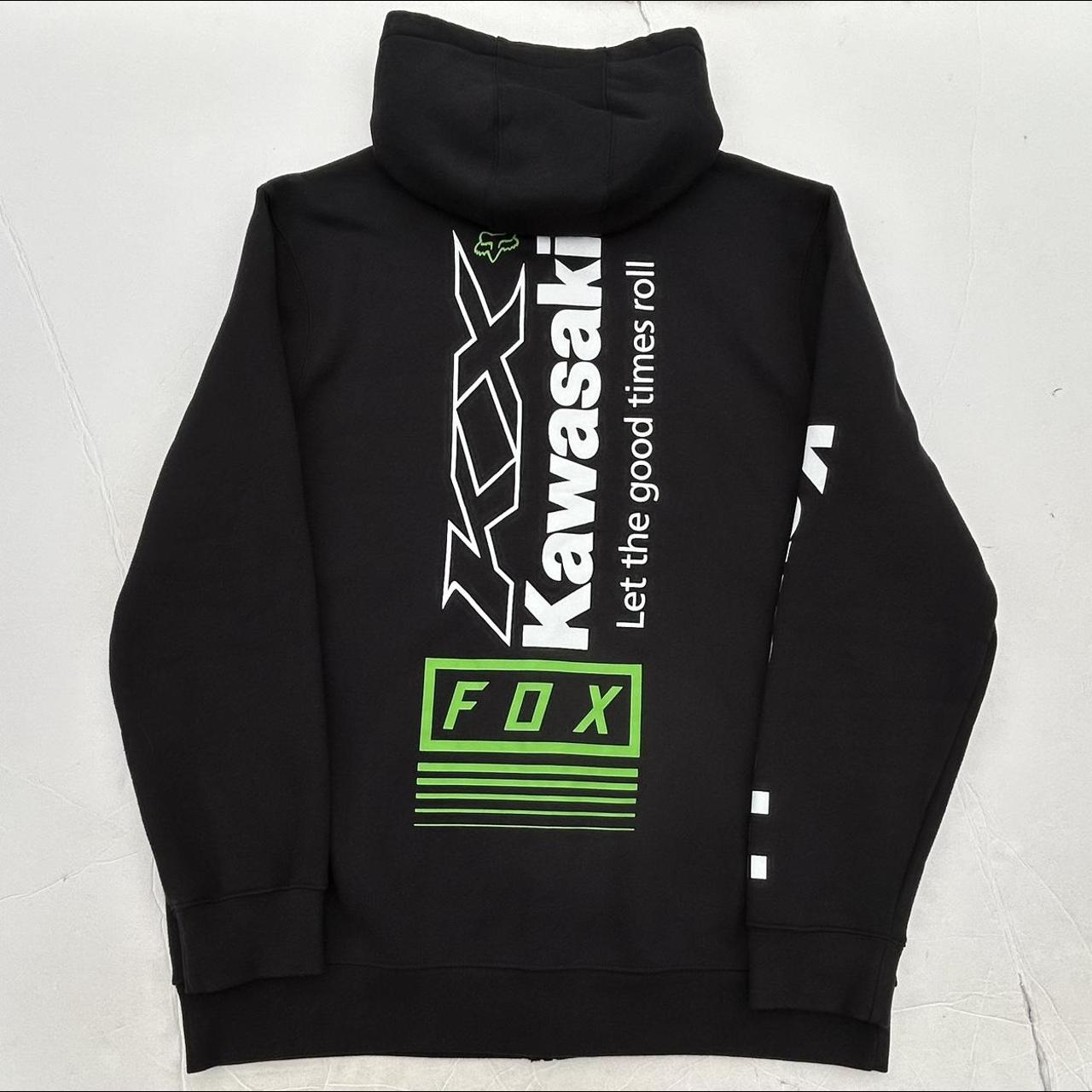 Fox Racing Kawasaki Full Zip Motocross Hoodie Size...