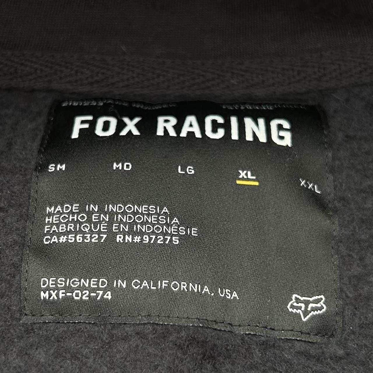 Fox Racing Kawasaki Full Zip Motocross Hoodie Size... - Depop