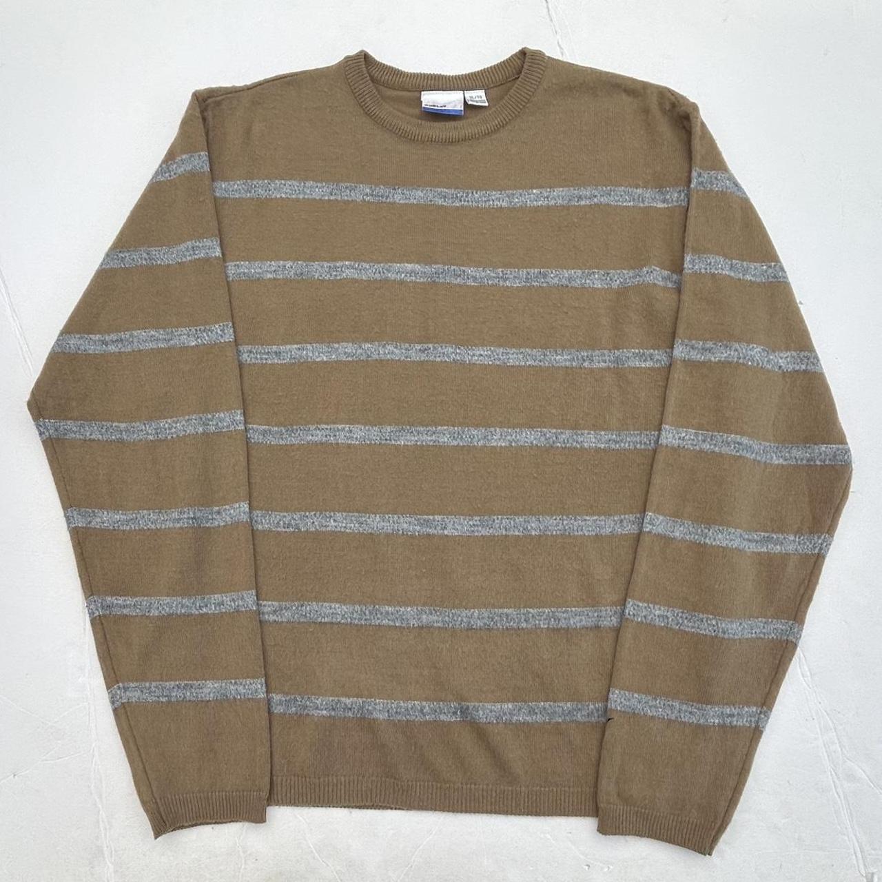 Vintage Y2K Hurley 100% Acrylic Striped Pullover... - Depop