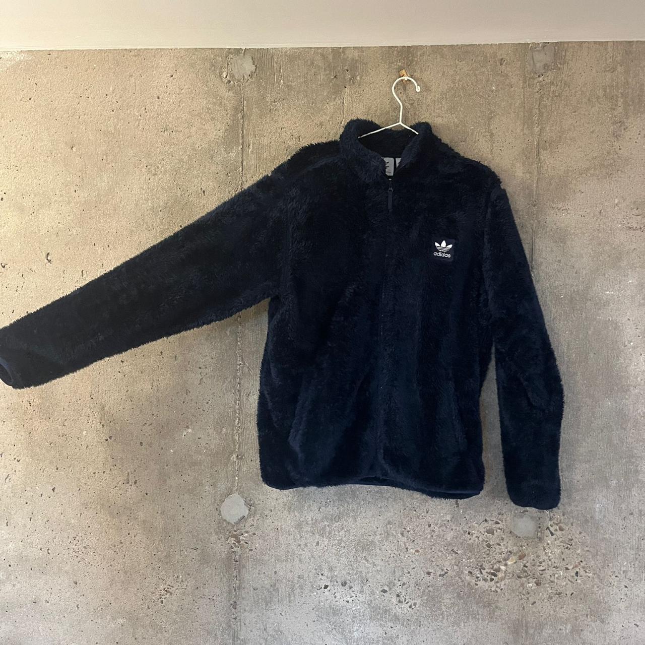 Adidas Originals fluffy full zip fleece . Depop