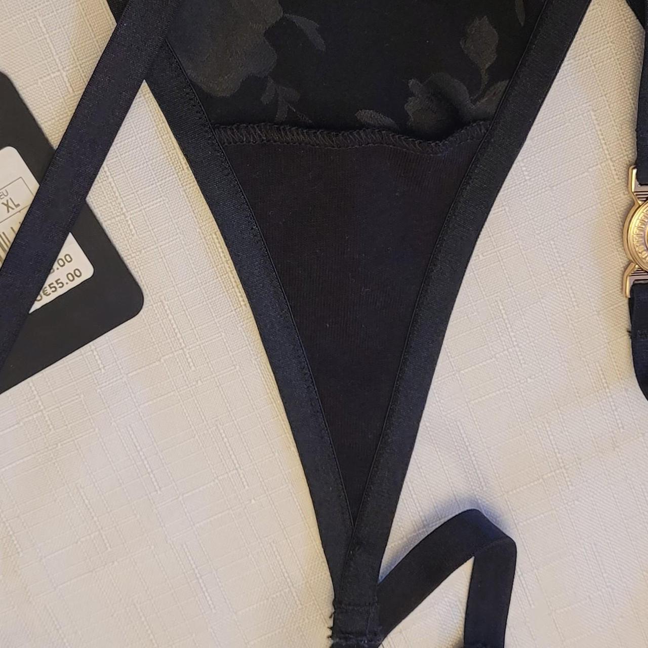 Honey Birdette Martika Black Thong. Size XL. RRP... - Depop