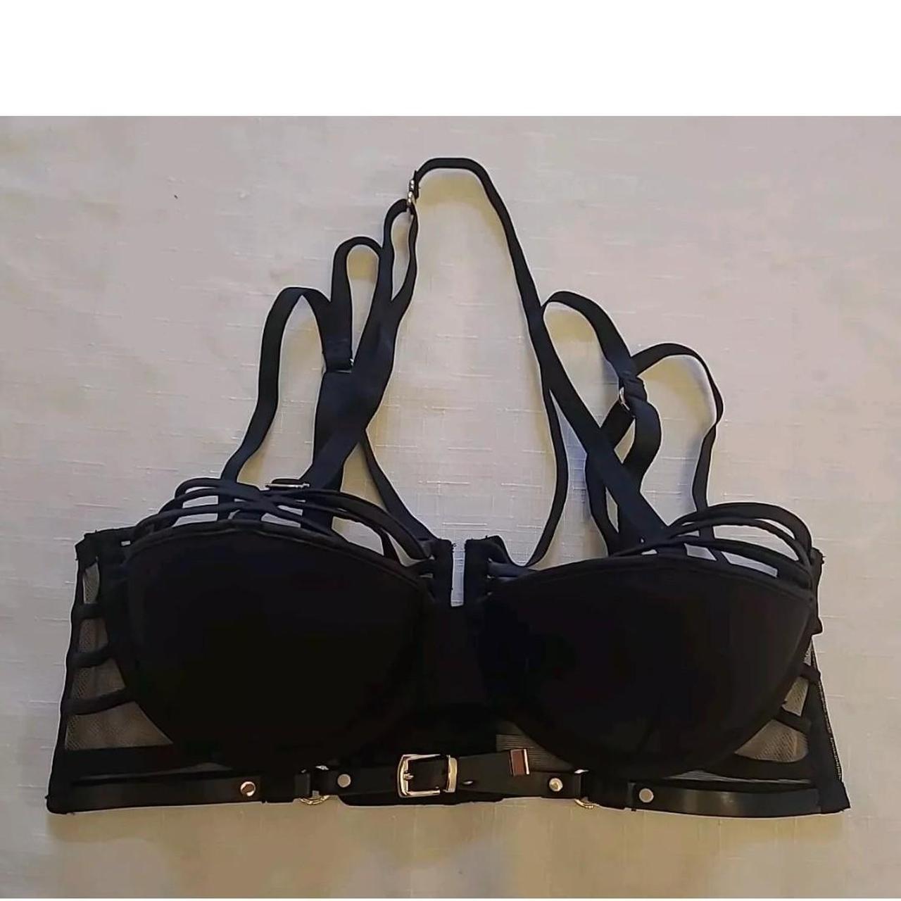 Honey Birdette Black Jagger Ii Bra Size 34d Depop