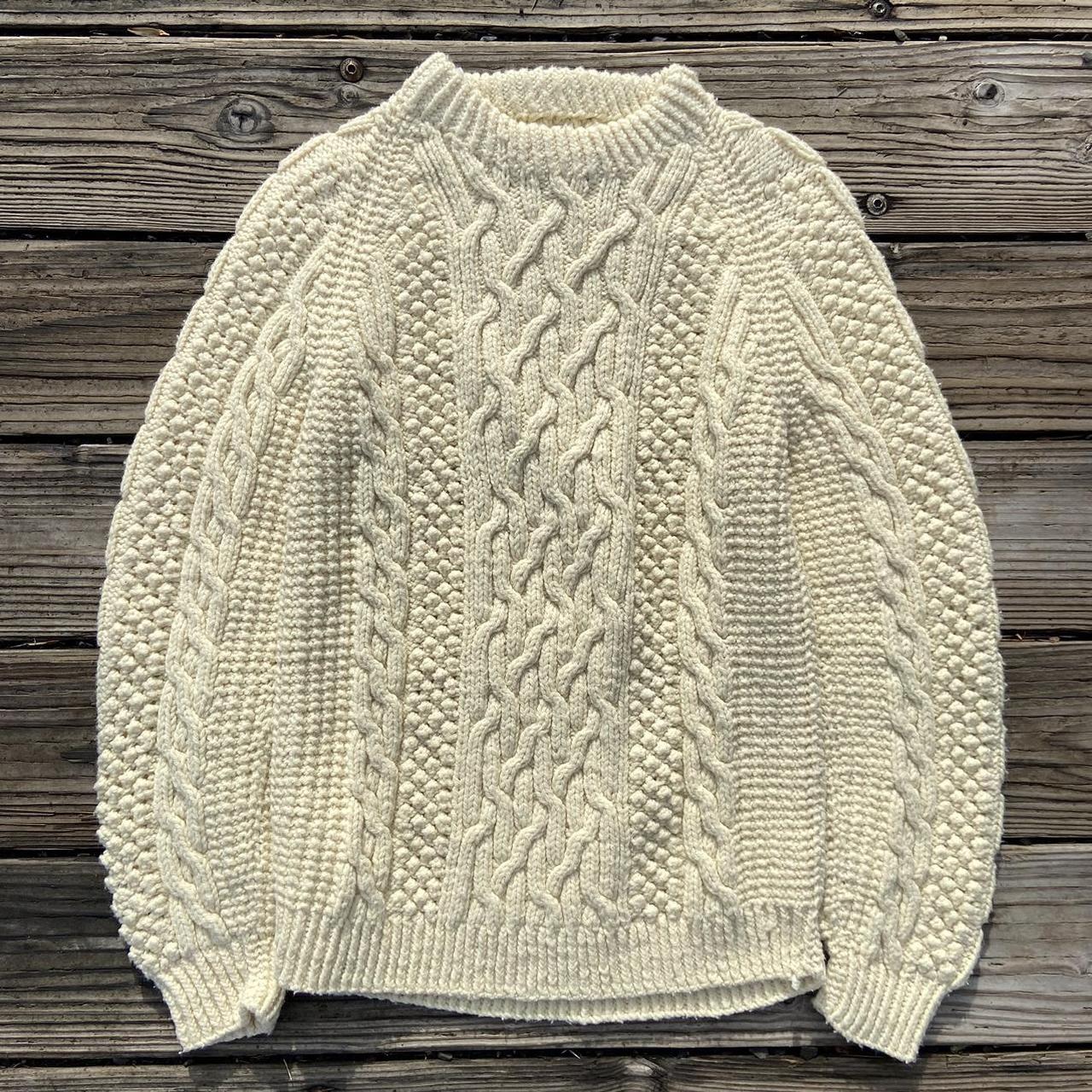 Men's Cream Jumper Depop