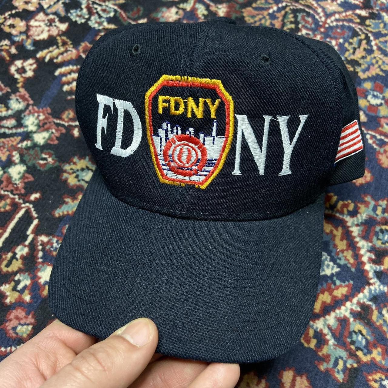 Vintage New York Fire Department Snapback - Depop