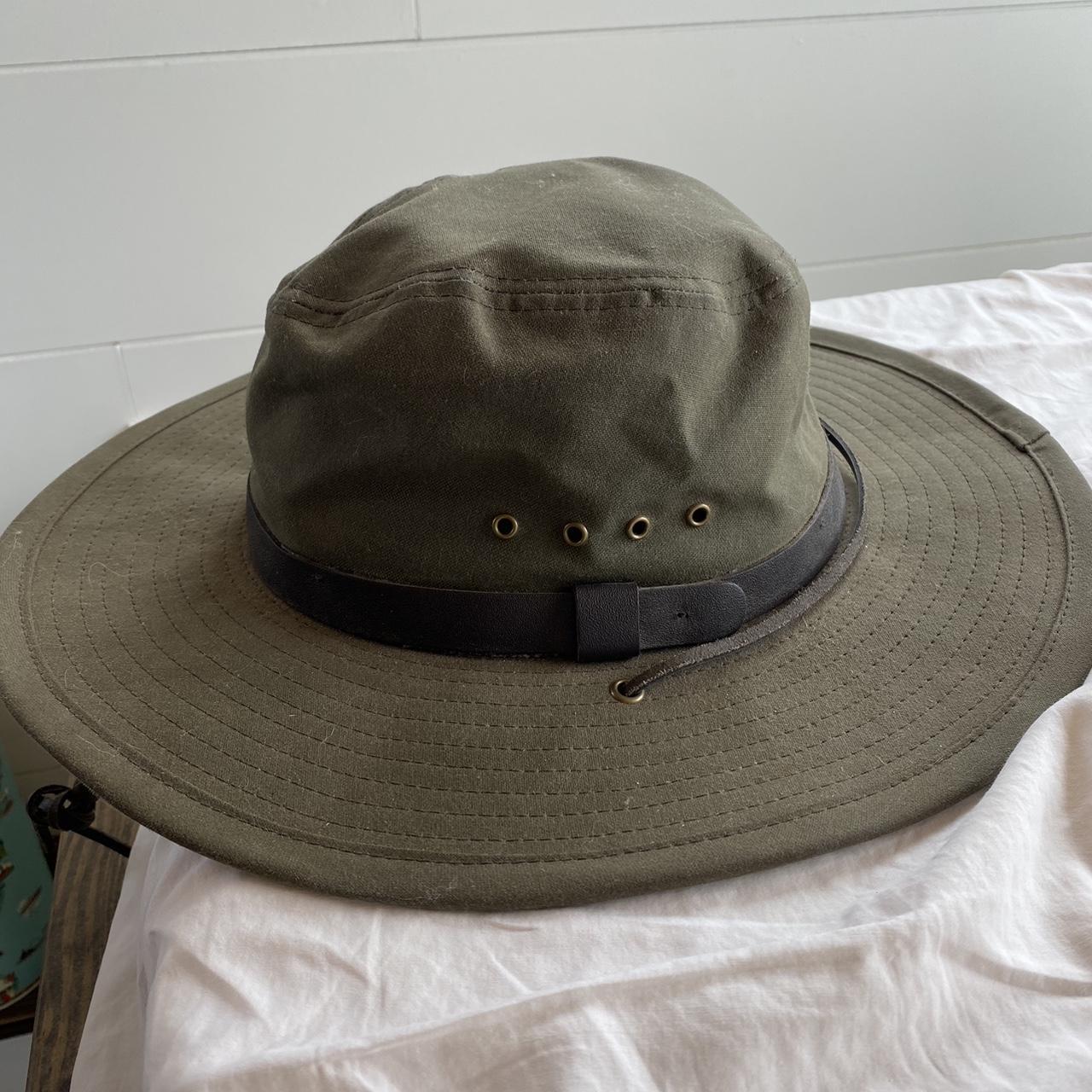 Filson Tin Cloth Bush Hat - Size small Worn for a... - Depop