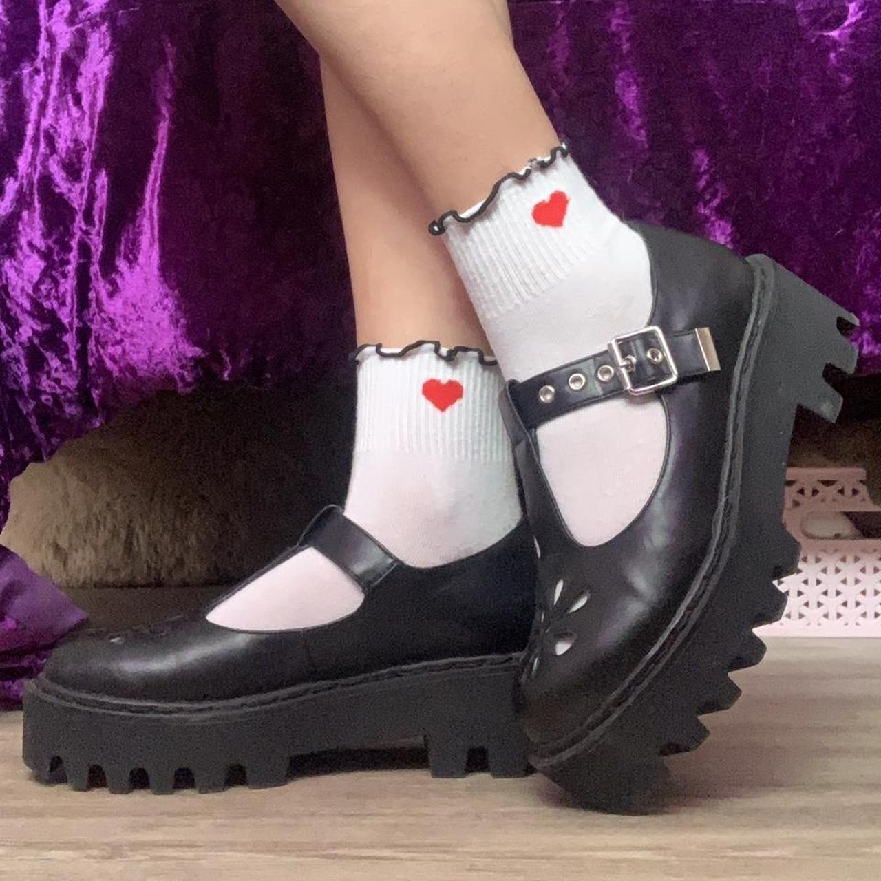 lamoda heart mary janes