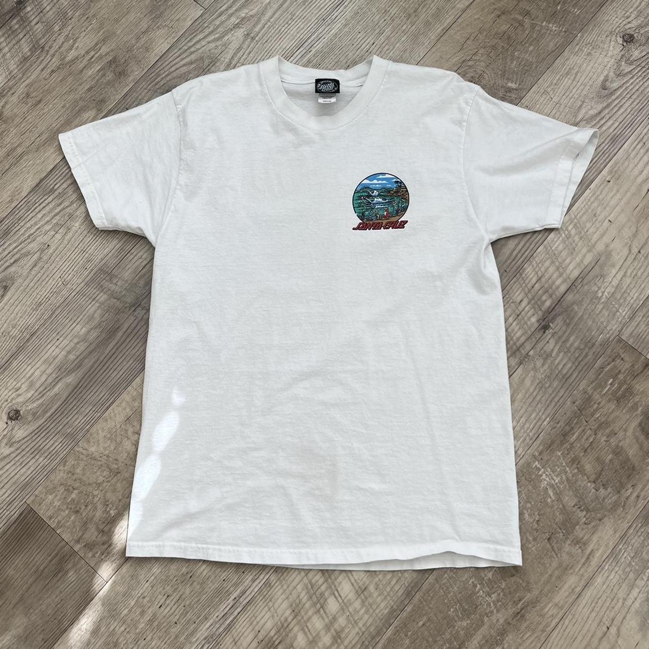 Santa Cruz Men's White T-shirt | Depop