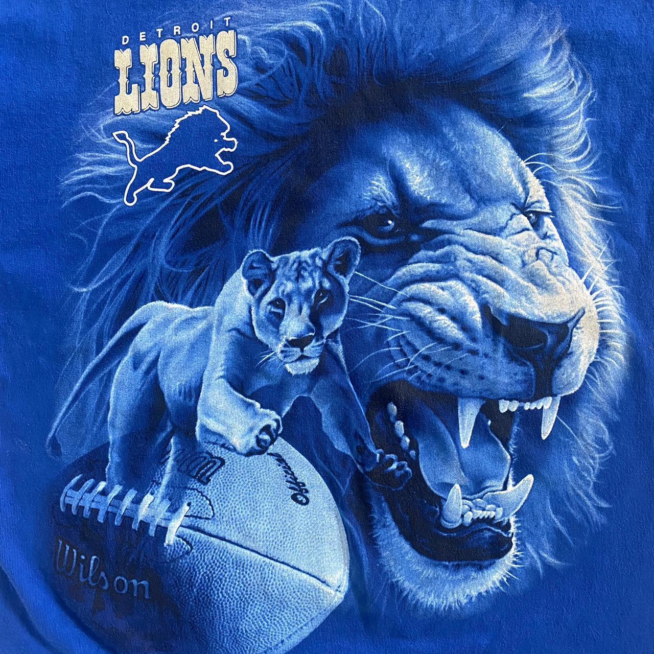 Vintage Detroit Lions Tee Vintage NFL Detroit Lions - Depop