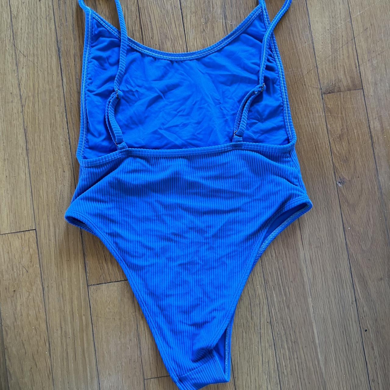 Frankie’s bikini blue one piece high rise... Depop