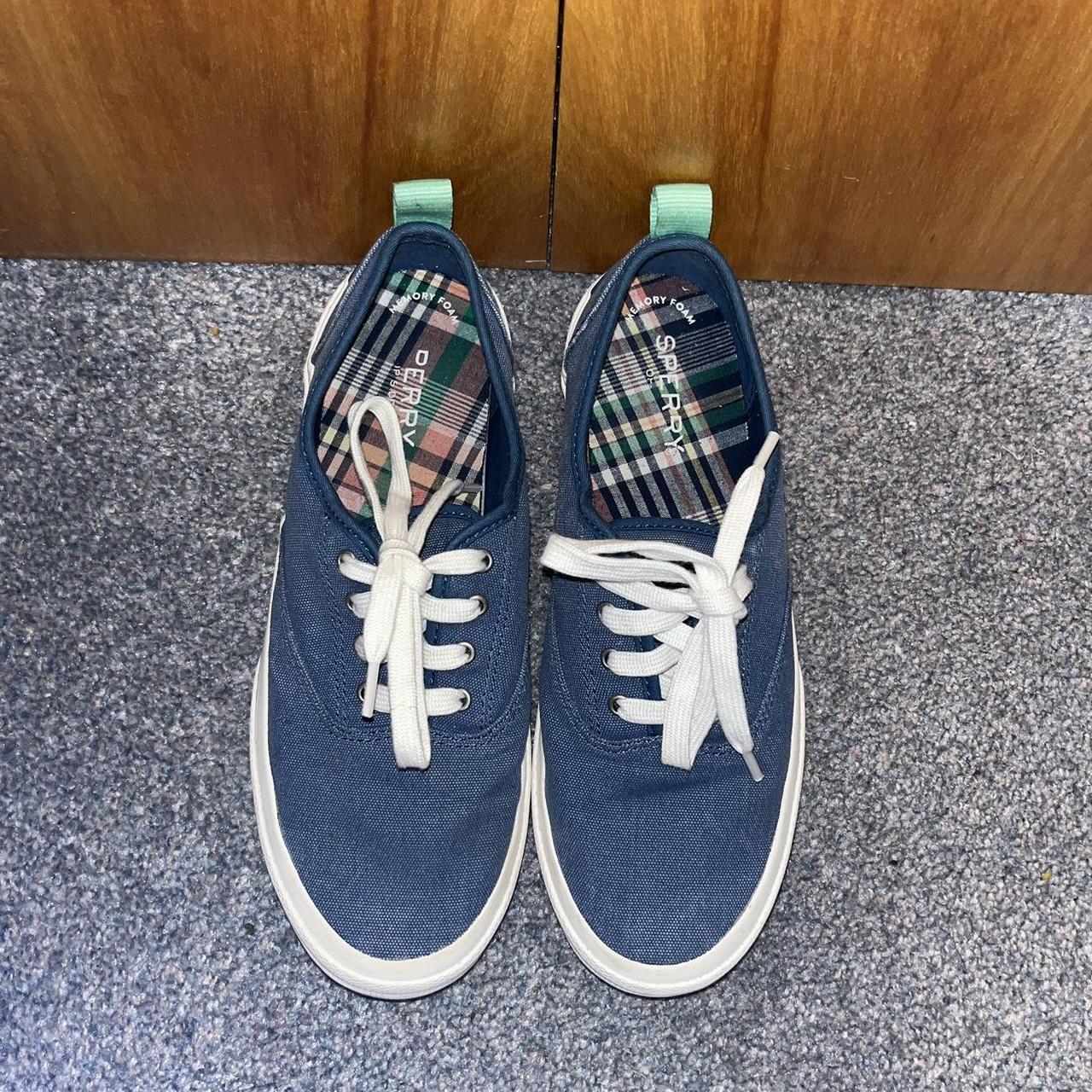 Sperry sale denim sneakers