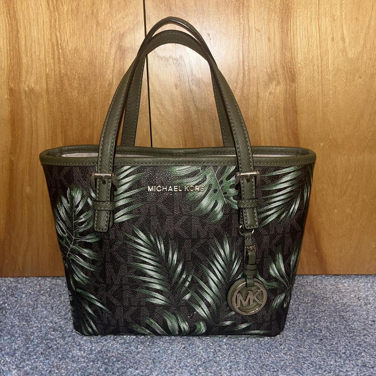 Michael kors shop palm leaf purse