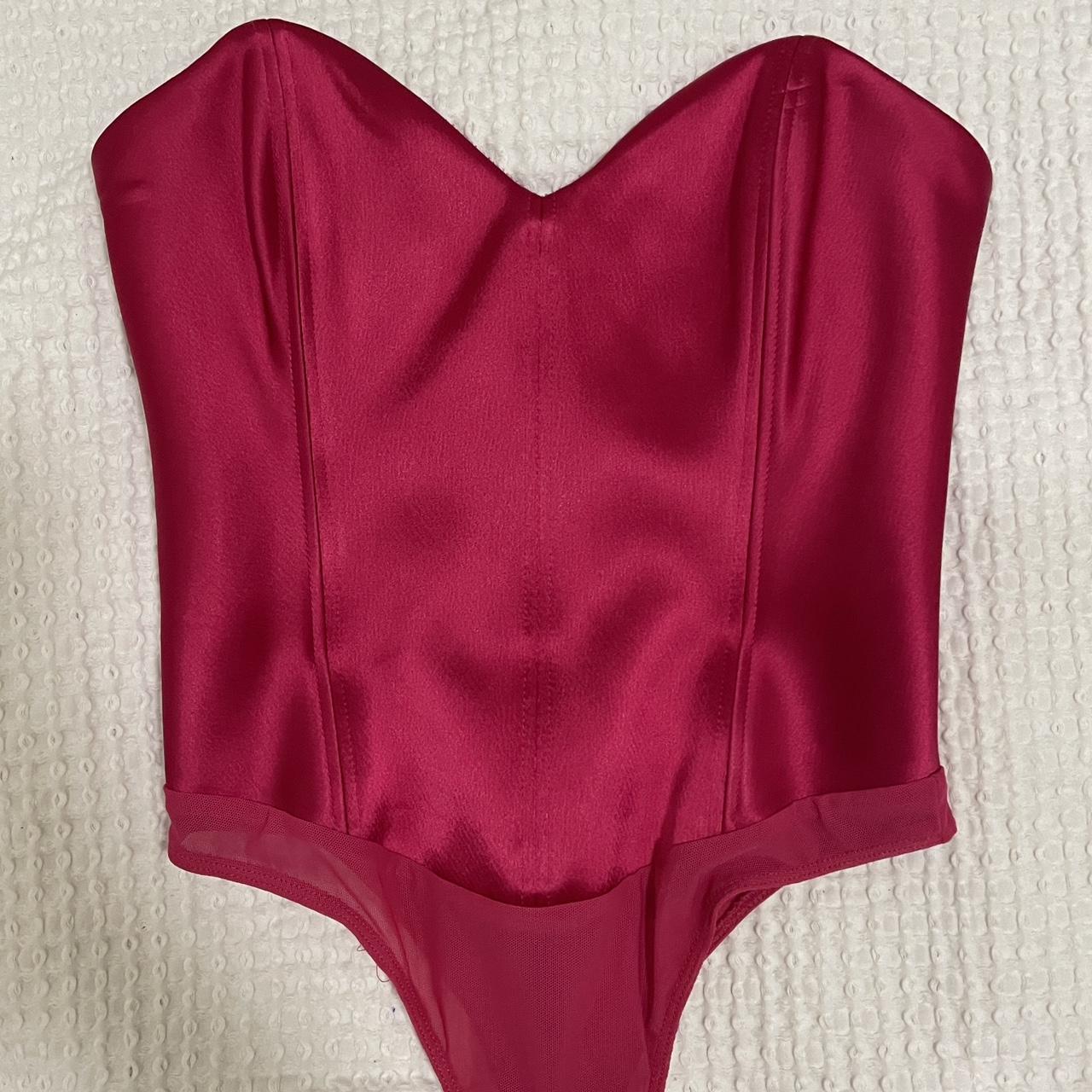 Babton Hot pink Corset Body suit #barbie - Depop