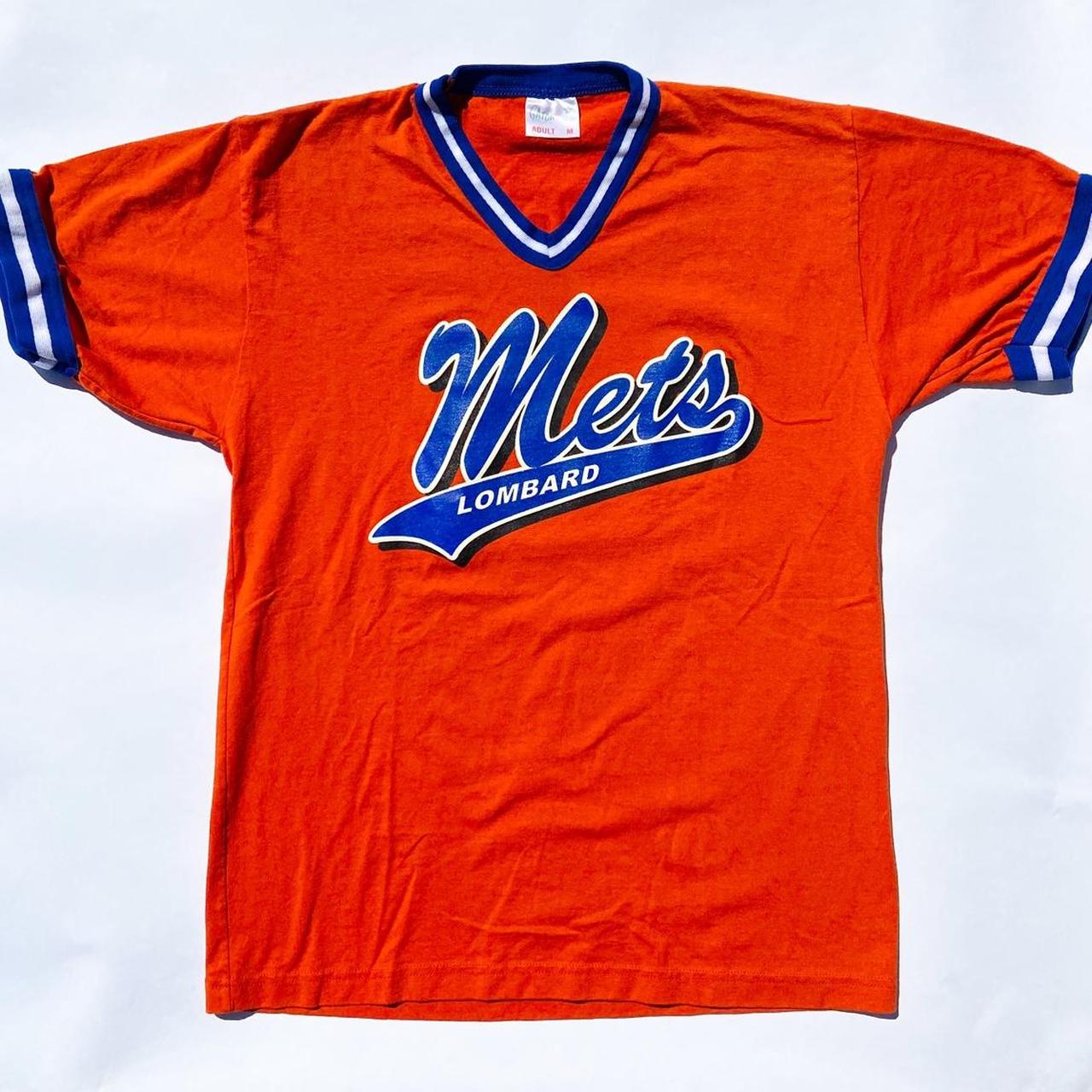 Men's Baseball Jersey - Orange M
