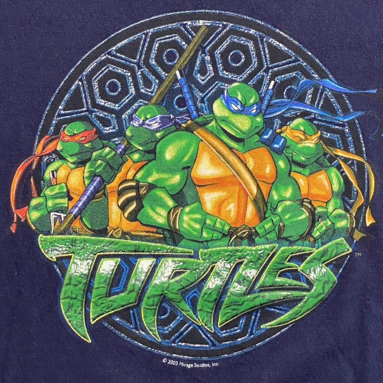 Vintage 2003 Teenage Mutant Ninja Turtles TMNT T-Shirt USED