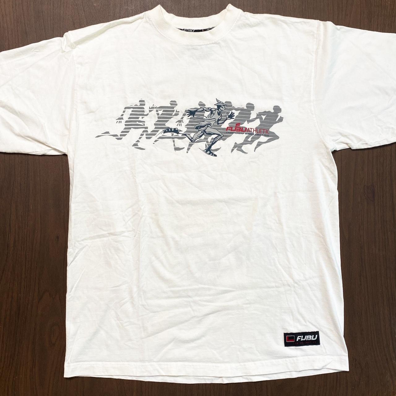 Fubu Tri-Color Fb Logo Tee White / L