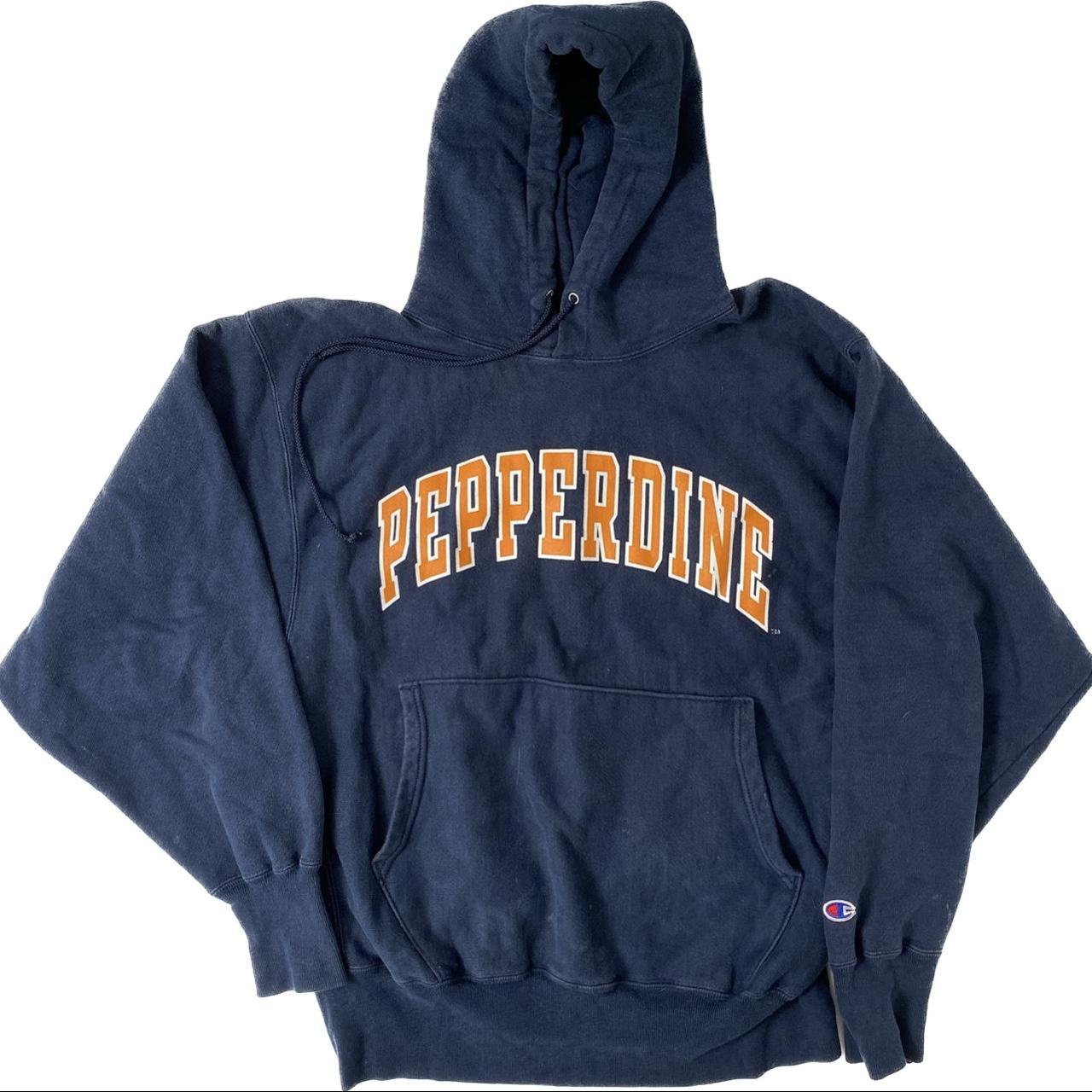 Vintage Pepperdine University Champion Reverse Weave... - Depop