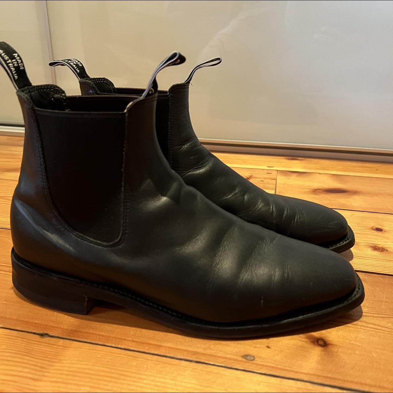 RM Williams Men's Black Boots | Depop