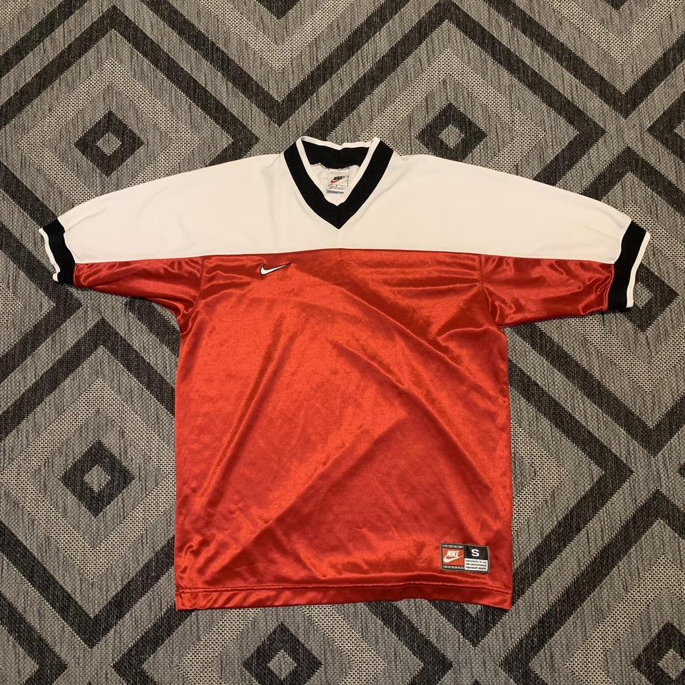 Vintage: 90s Nike Team Sports Soccer Jersey Made in... - Depop