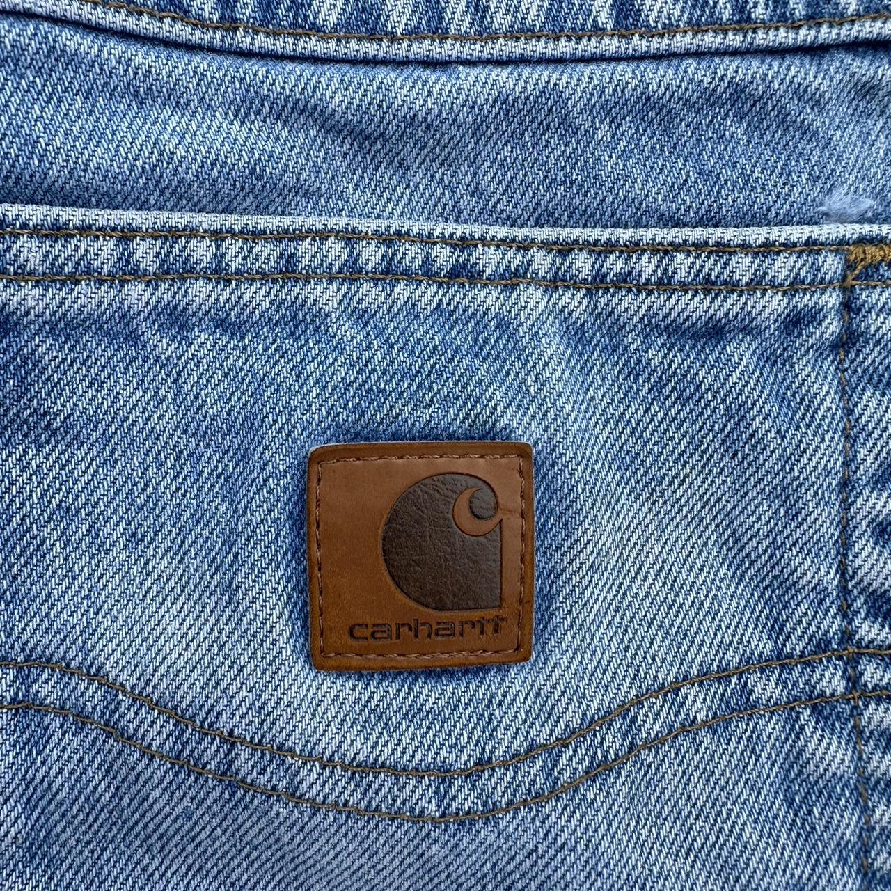 Vintage Carhartt Jeans Size 32x32 Flaws Shown - Depop