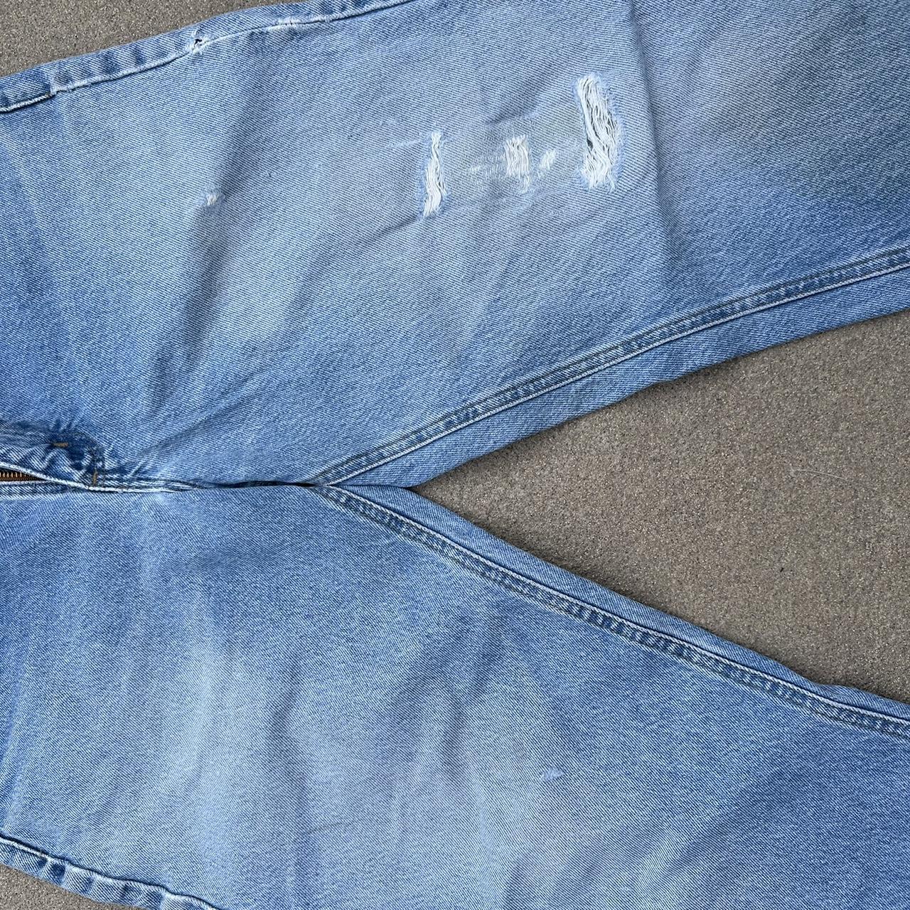 Vintage Carhartt Jeans Size 32x32 Flaws Shown - Depop