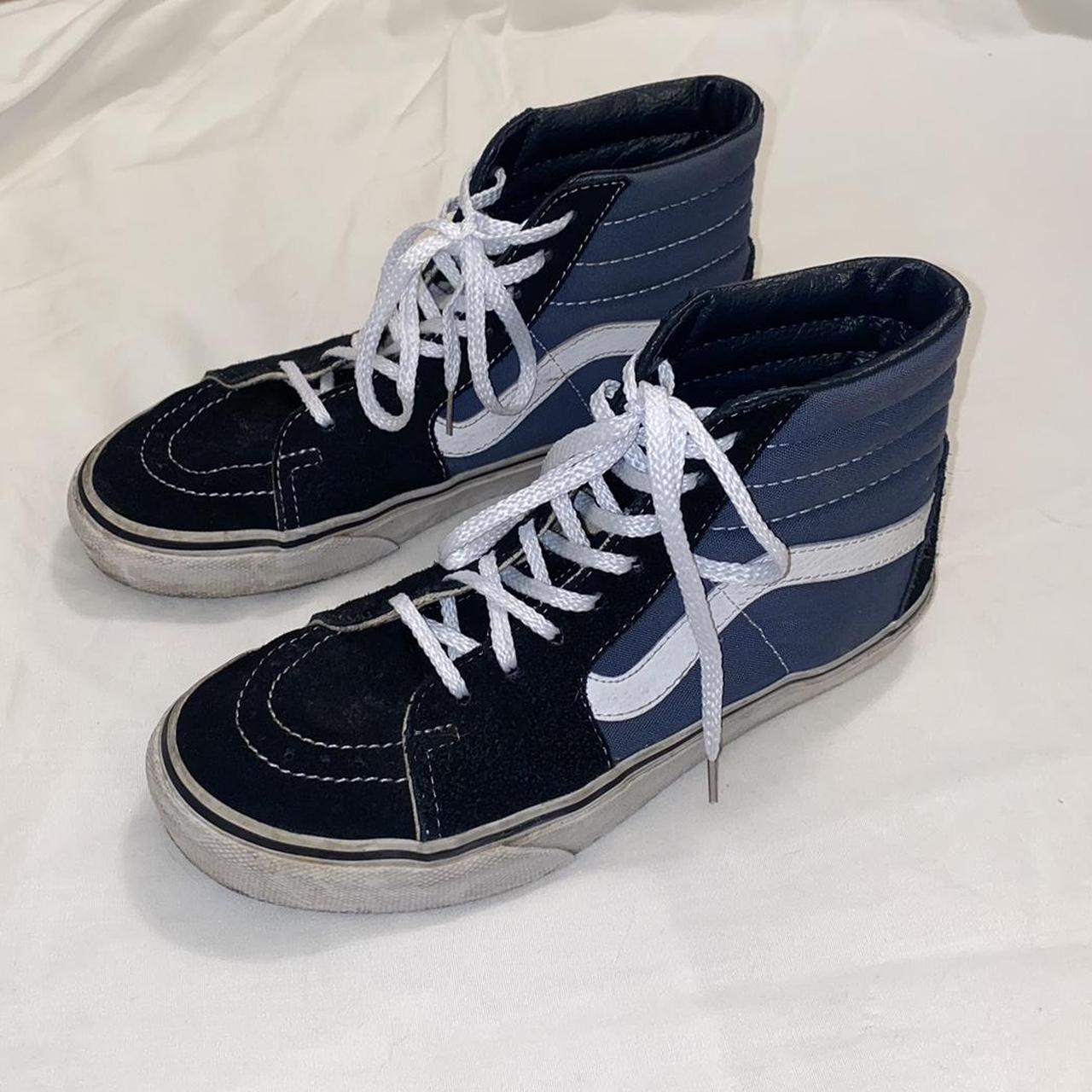 Vans old skool on sale sk8 hi navy