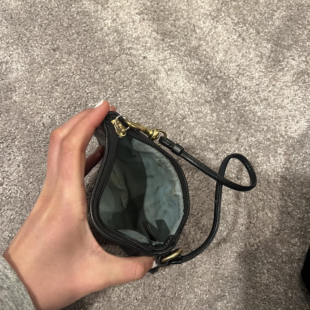 Coach “Small Wristlet” Black Two card slots - Depop