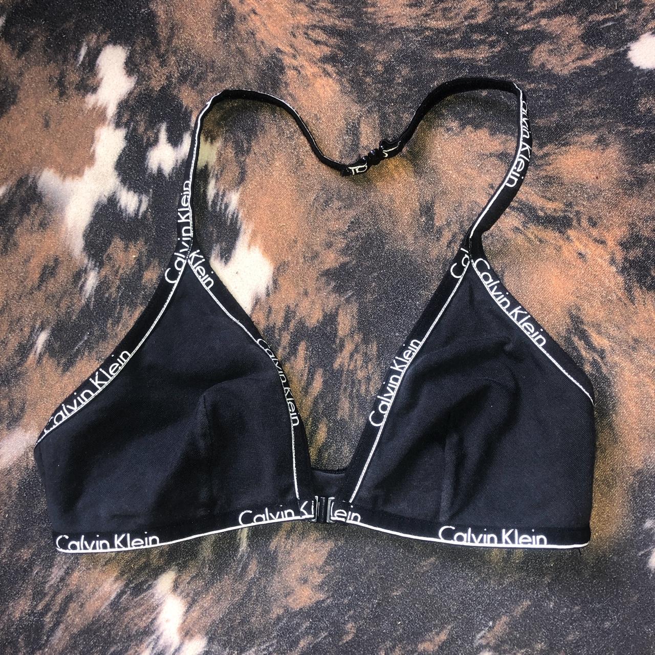 Black and Calvin Klein bra size S bit too small for... - Depop