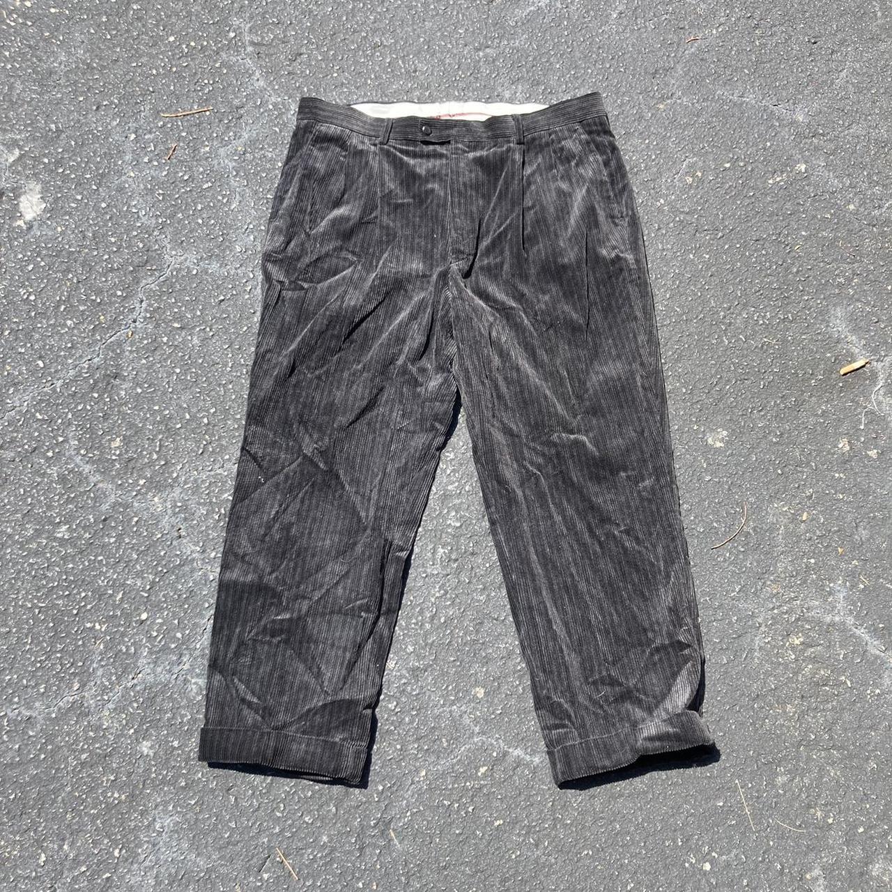 Louis Raphael Corduroy “Braggi” pants in Black size - Depop