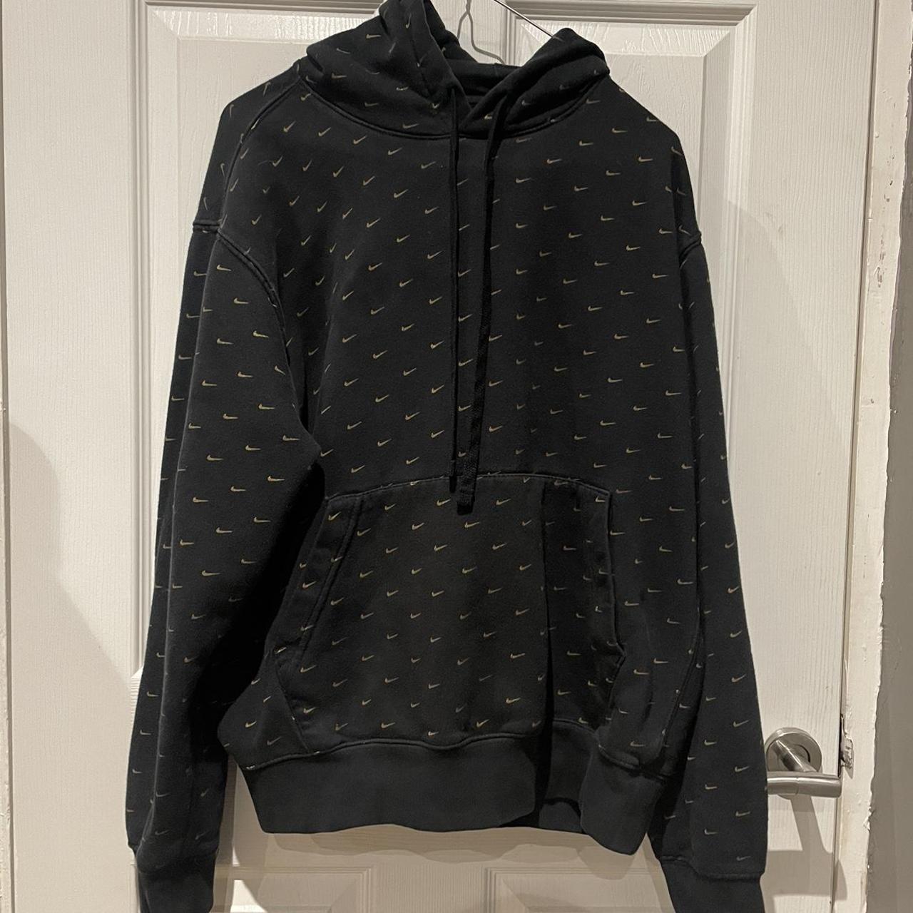 Black and gold nike hoodie mens Clearance