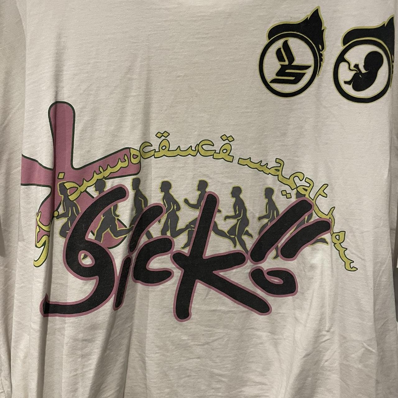 Sicko Born From Pain Arabic newest Tee