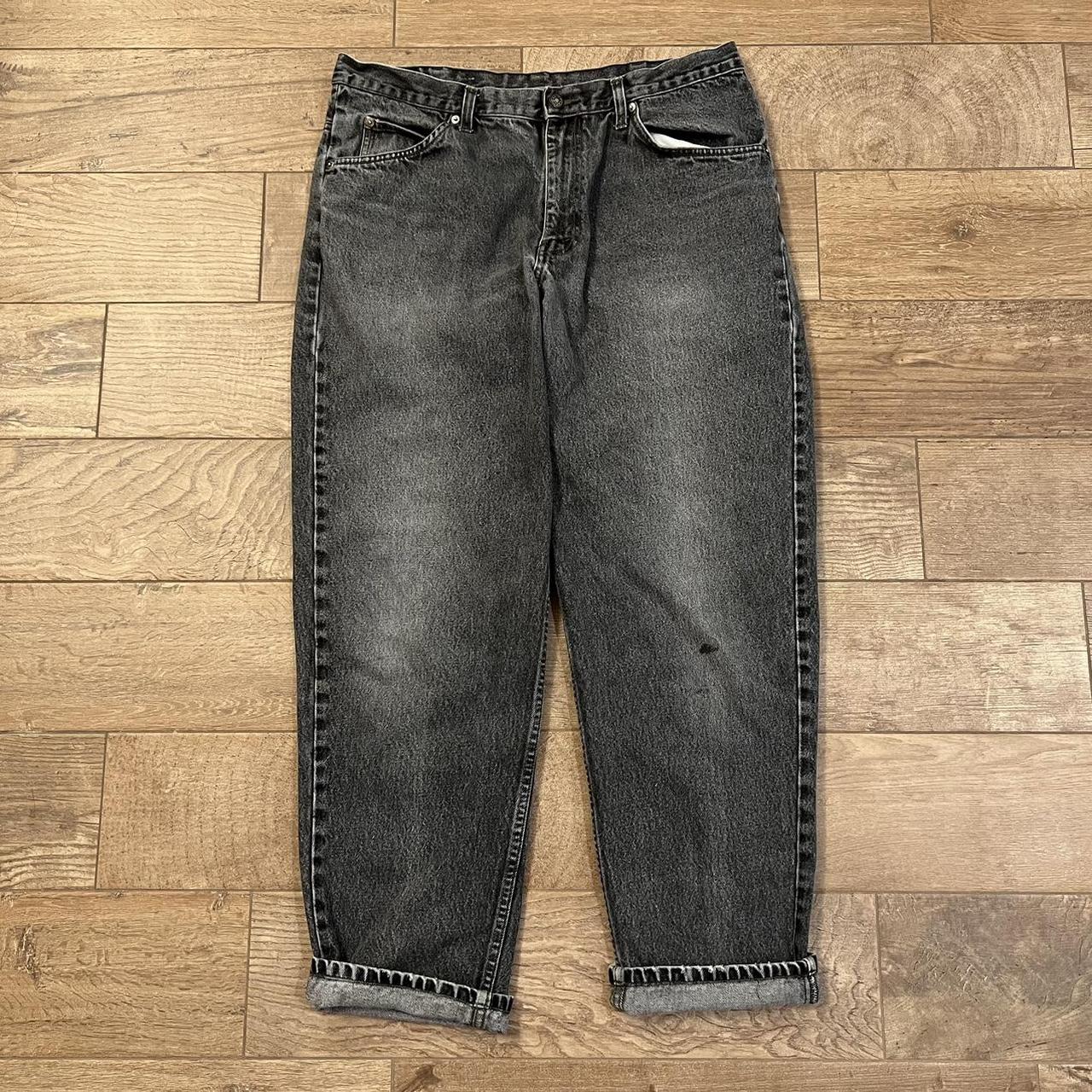 American Vintage Men's Grey Jeans Depop