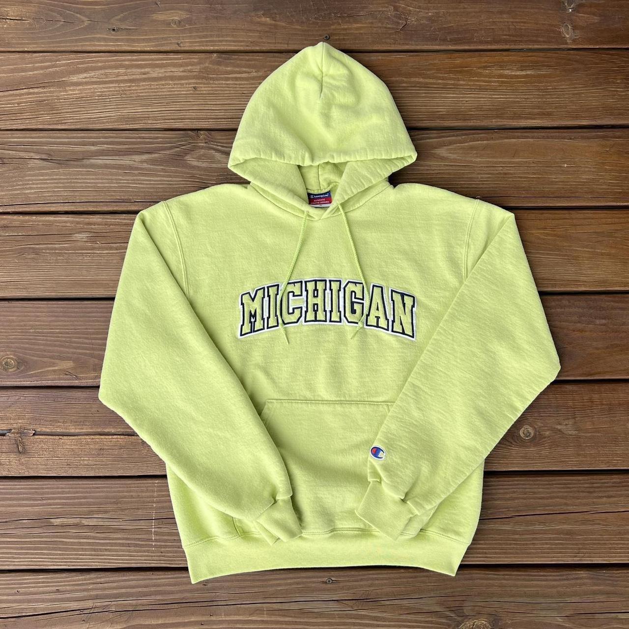 Vintage 2000’s Michigan State Neon Champion Travel... - Depop