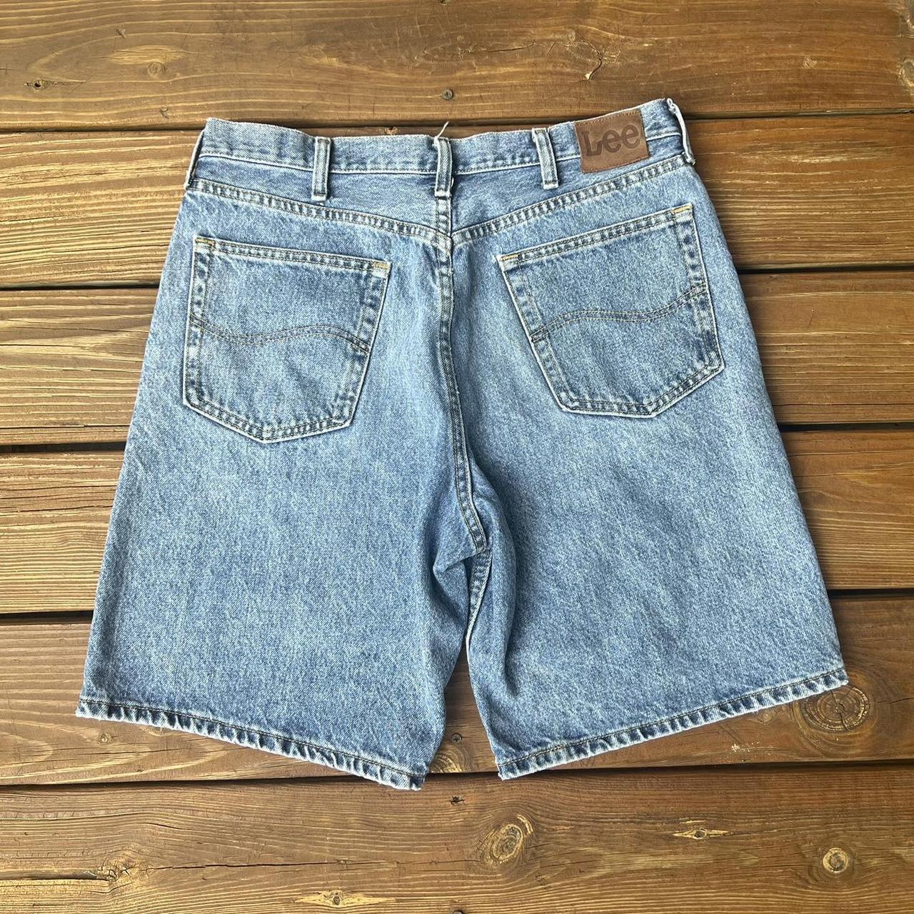 Vintage 2000’s Lee Light Faded Blue Workwear Denim... - Depop