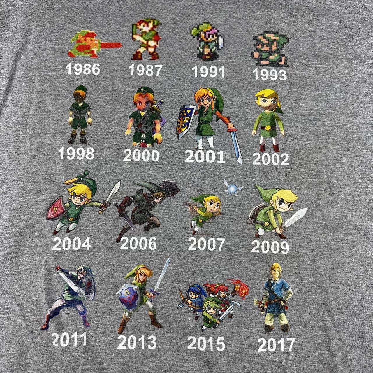 Nintendo Legend of Zelda Link Evolution T-Shirt...