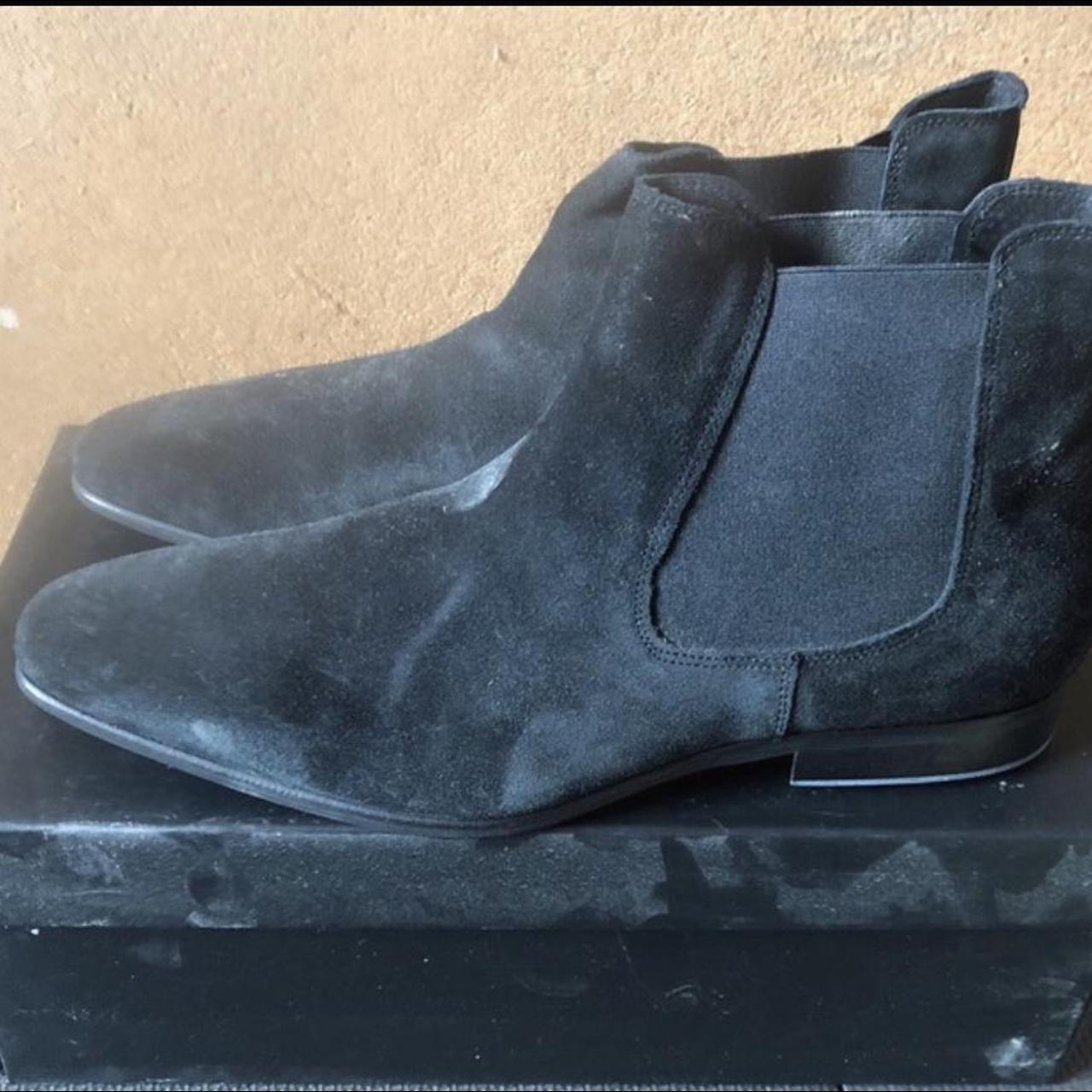Men’s Kurt Geiger Black Suede Chelsea Boots Size 8... Depop