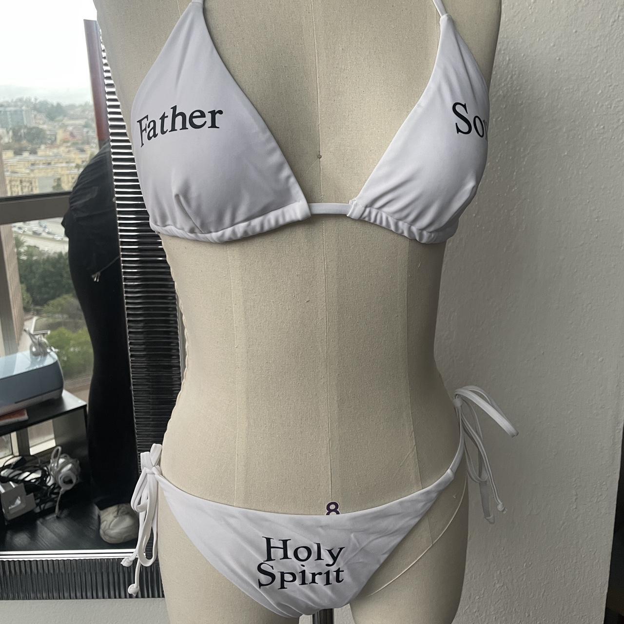 Father Son Holy Spirit Praying Bikini BRAND NEW