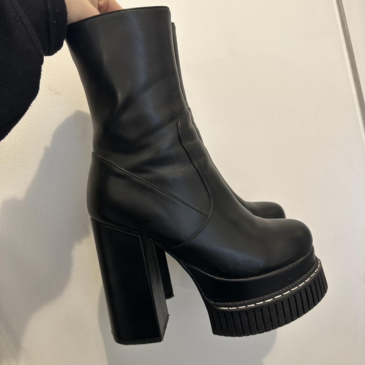 Plateau Stiefel Guter Zustand #plateau... - Depop