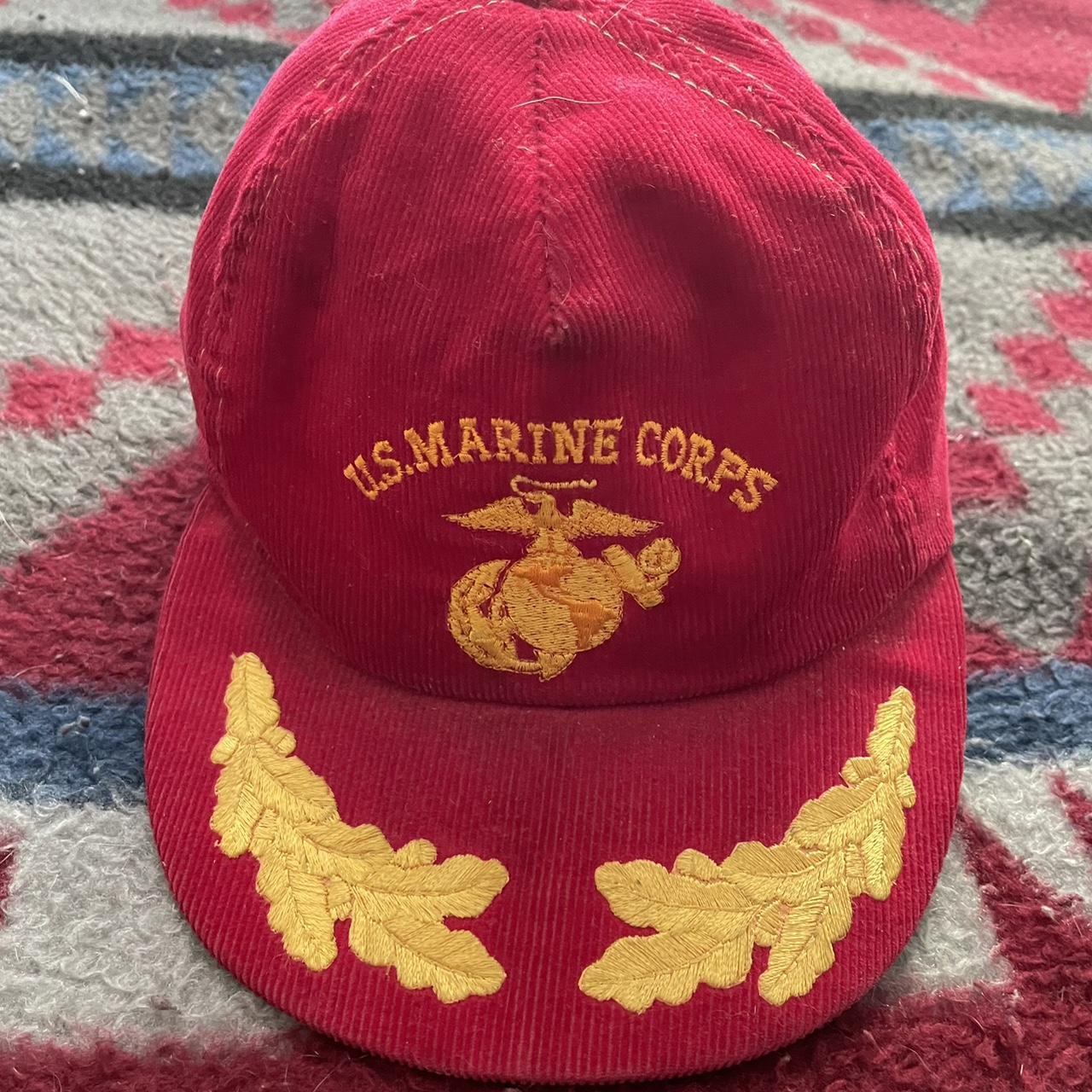 Vintage Corduroy US Marines Embroidered SnapBack, $20