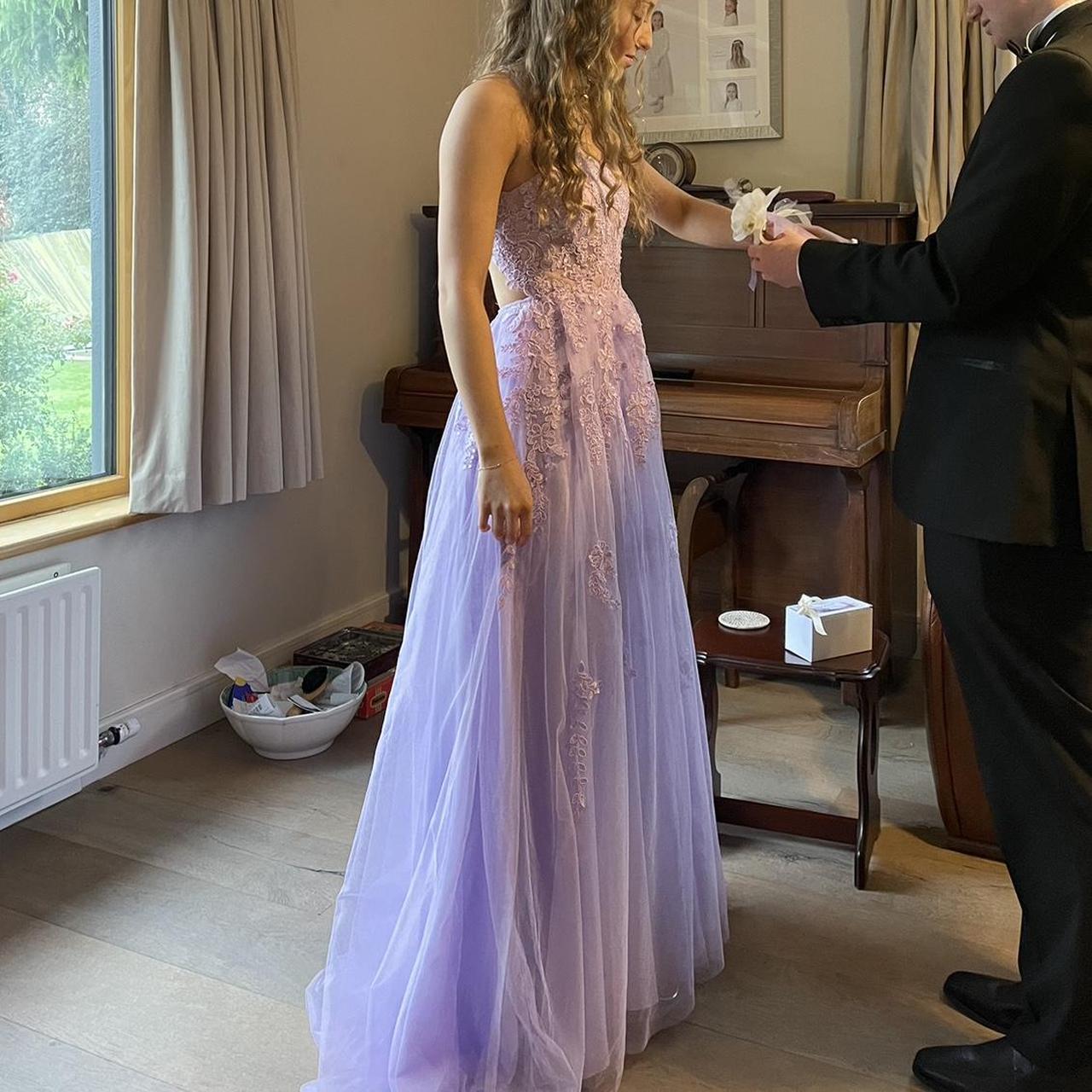 Selling my gorgeous lilac debs dress from jjshouse. Depop