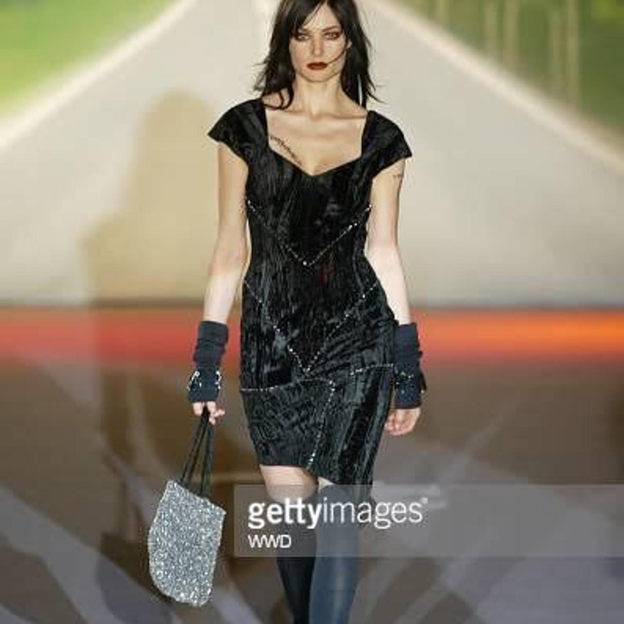 Miu Miu Women's Embellished Dress - Black/Red - S – mariella burani f/w 2002 gorgeous asymmetrical vampiric …