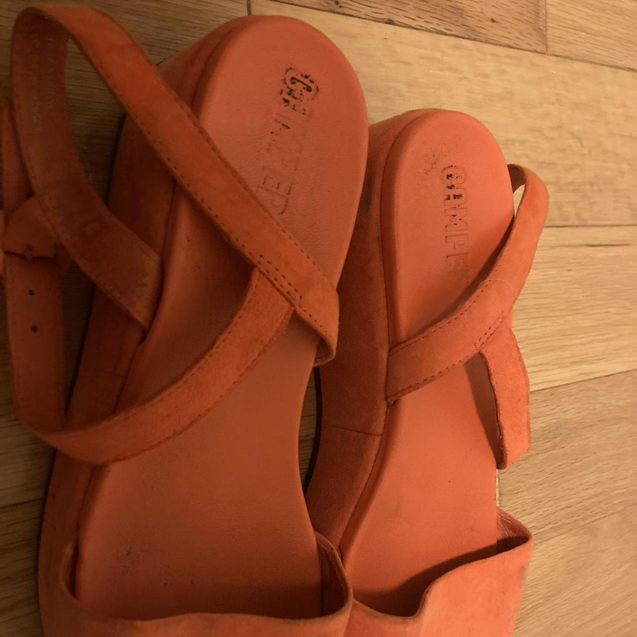 Camper 2024 orange sandals