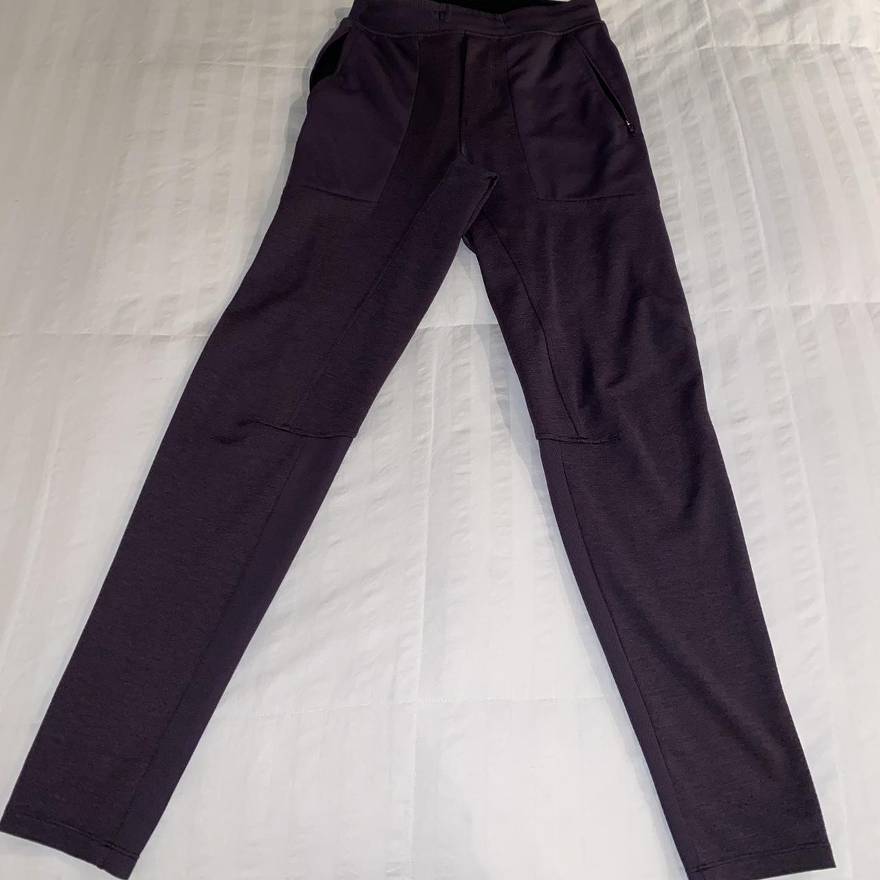 gray/purple/blue lululemon capri sweatpants, dance - Depop