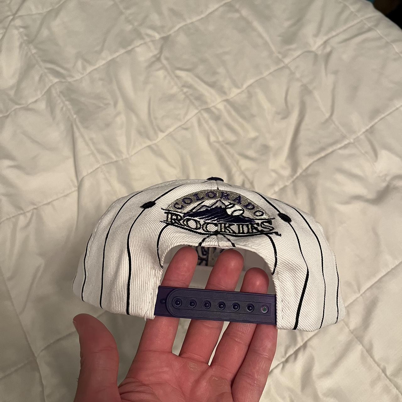 Vintage Logo 7 Colorado Rockies snapback hat in - Depop