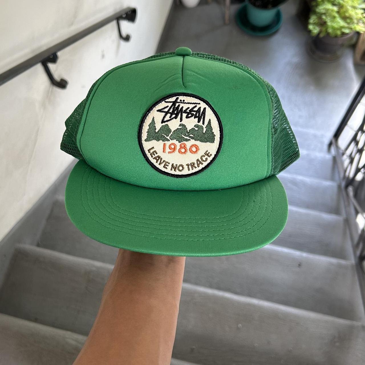 Stussy Hat NWT All Over Print VTG 90s USA MADE Snapback Cap