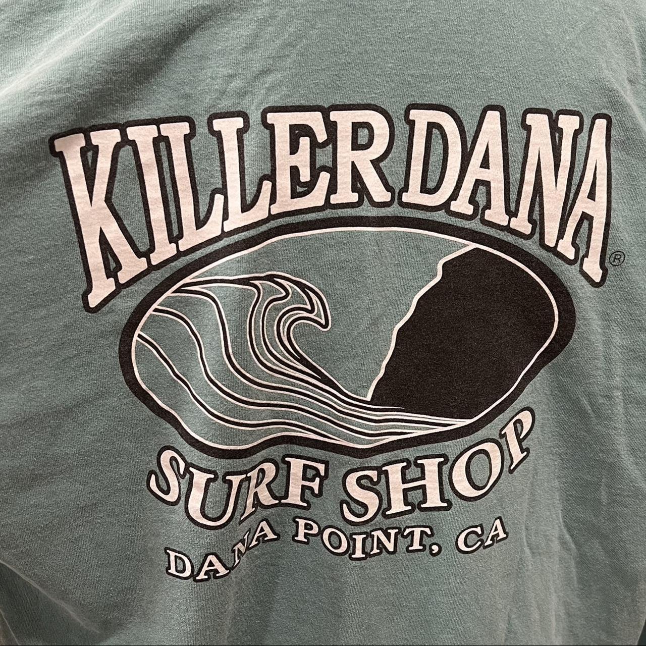 Killer Dana surf shop long sleeve graphic tshirt... - Depop