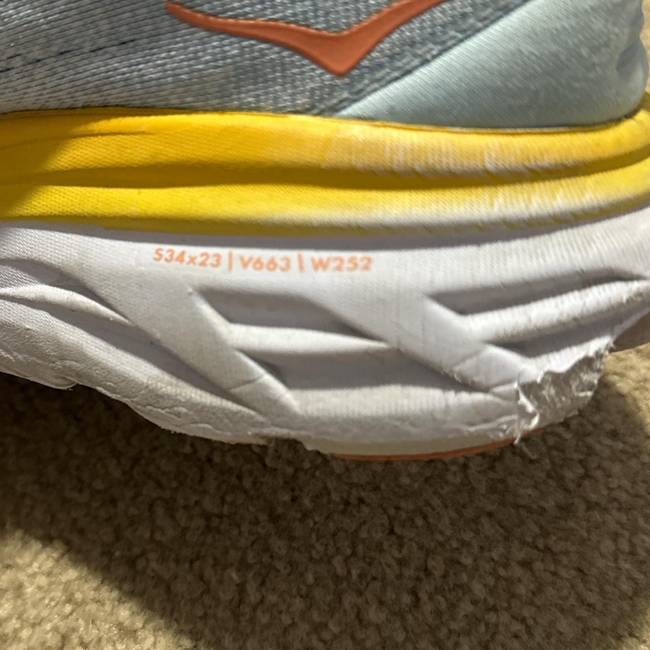 blue & yellow Hokas - worn a lot, but still in good... - Depop