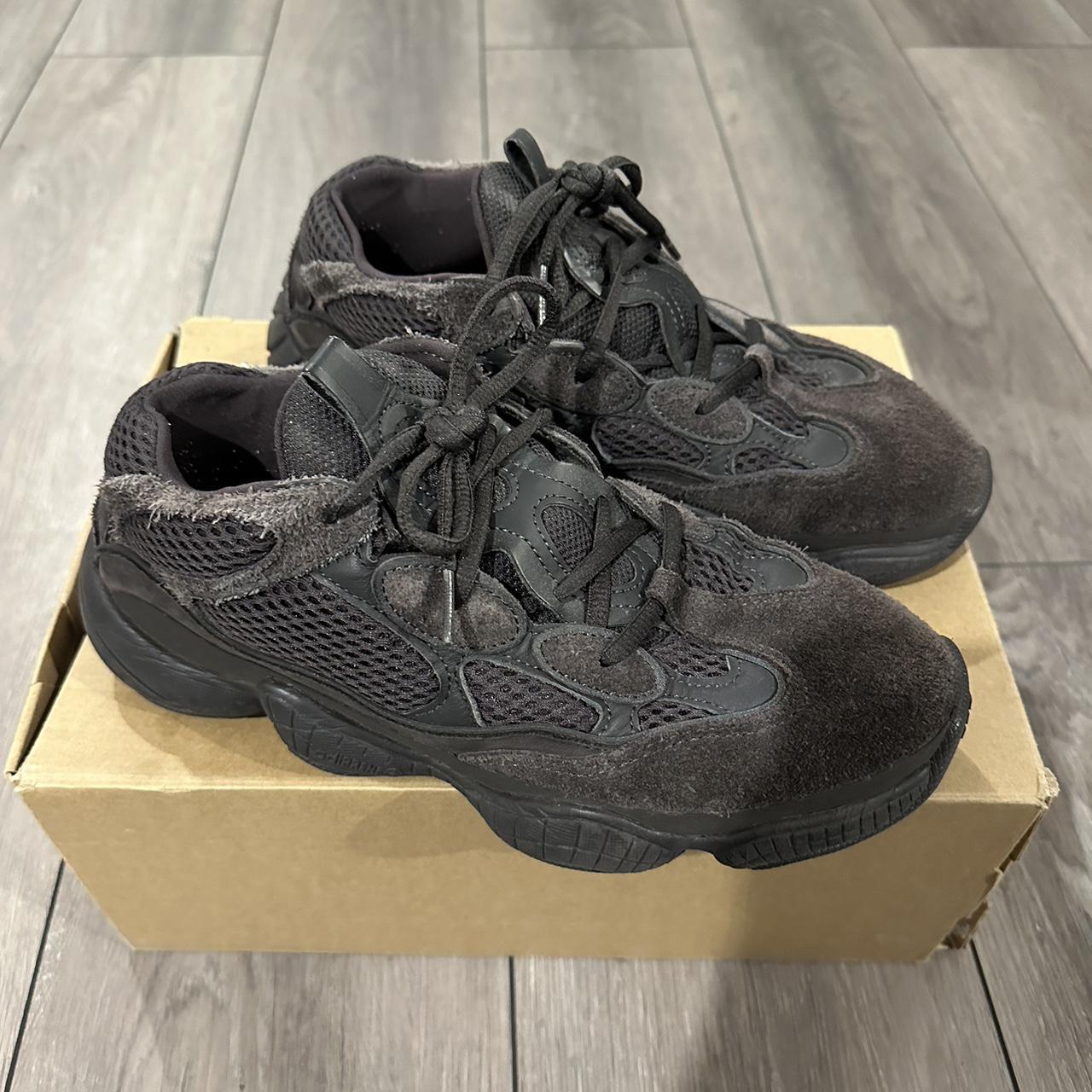 Yeezy Men's Black Trainers Depop