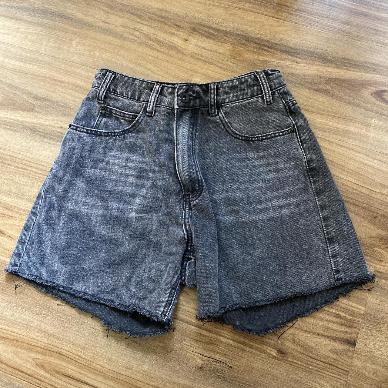 Dissh Vintage Black Denim Shorts - AUS 8 - Depop