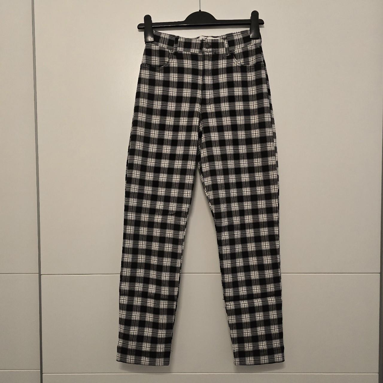 Hollister Ultra High Rise Plaid Pants Trouser XS Depop