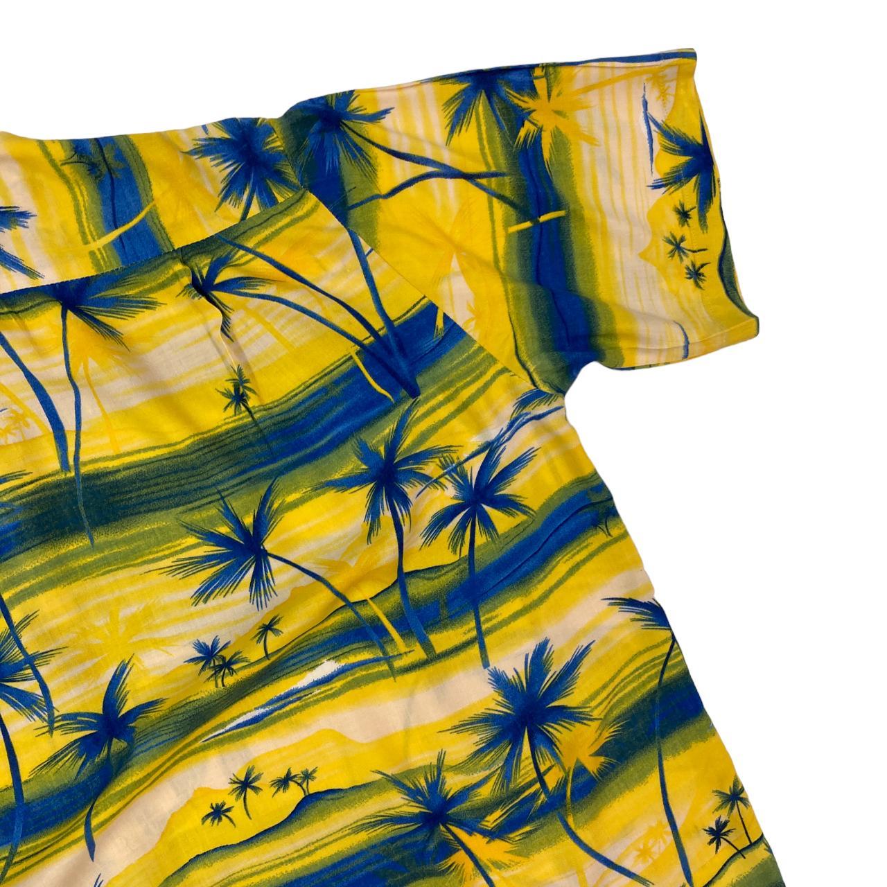 Pineapple Island Men's Yellow Shirt Depop